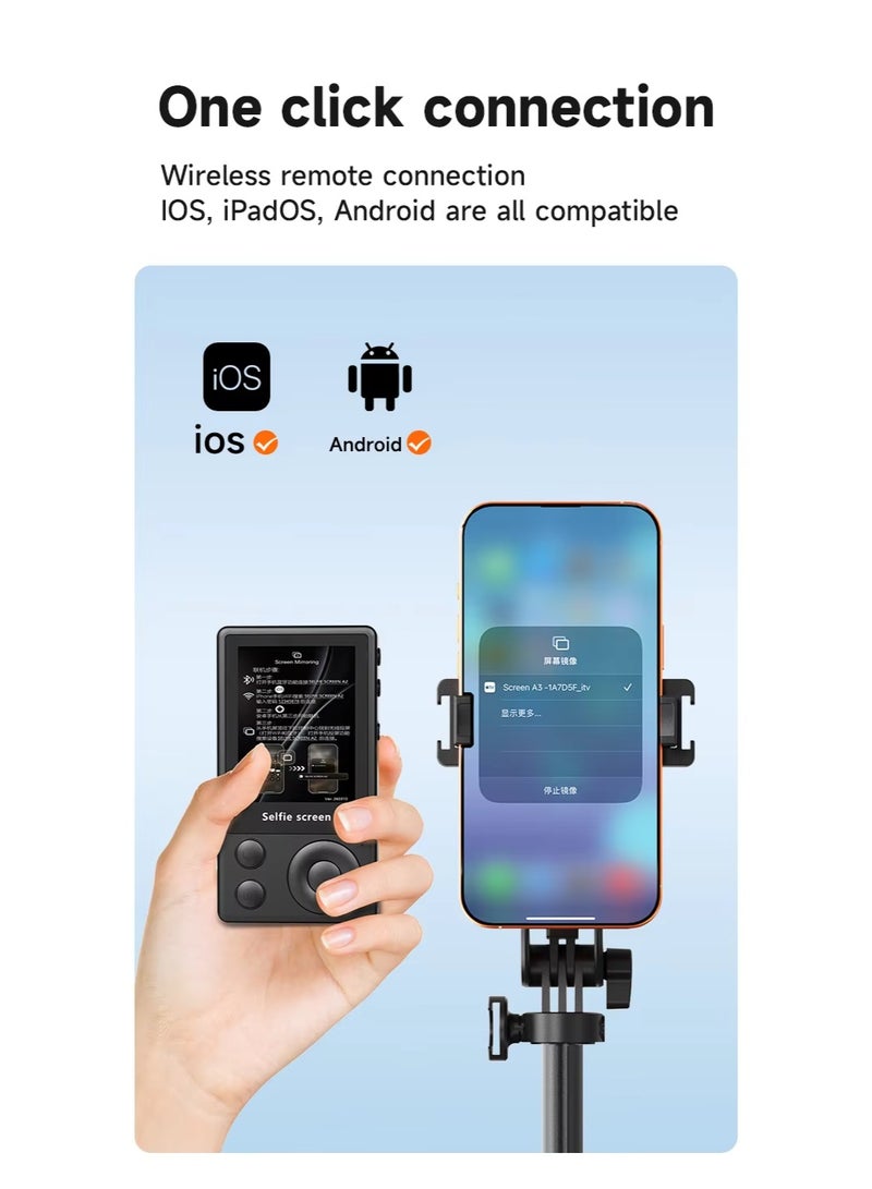 Ultimate Vlogging Kit: Screen-Casting, Gimbal & Selfie Stick for Perfect Shots - Image 5